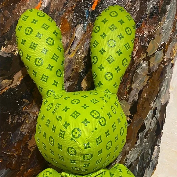 Gorgeous Green Bunny Plush Decor - Picture 2 of 4